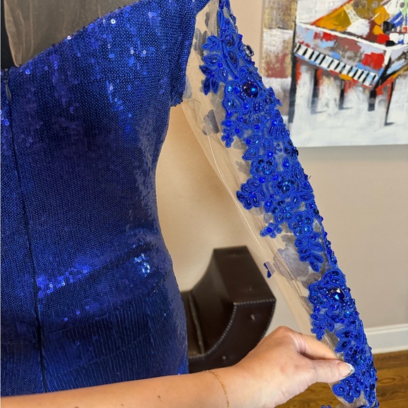 161- EUC Gorgeous one of a kind gown by Ronica Marie couture - Picture 5 of 6